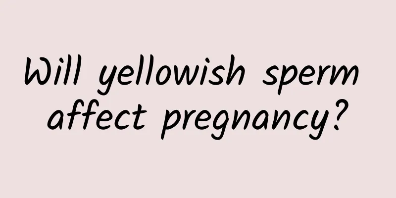Will yellowish sperm affect pregnancy?
