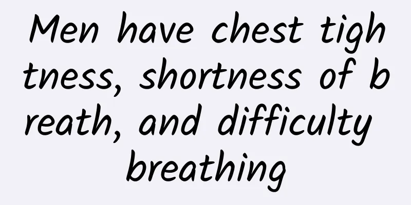 Men have chest tightness, shortness of breath, and difficulty breathing