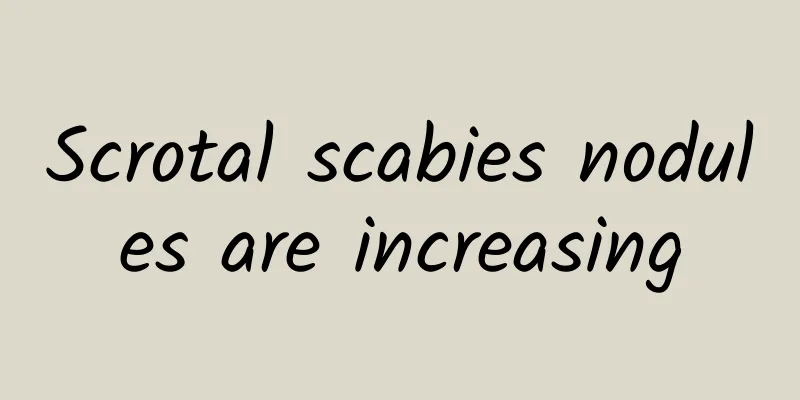 Scrotal scabies nodules are increasing