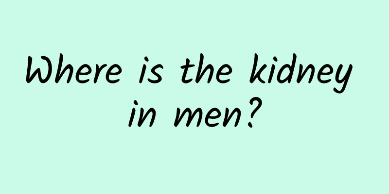 Where is the kidney in men?