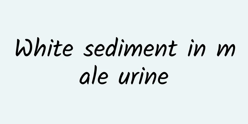White sediment in male urine