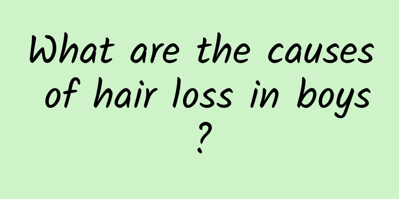 What are the causes of hair loss in boys?