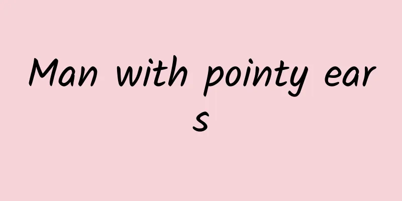 Man with pointy ears