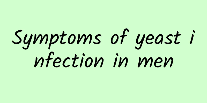 Symptoms of yeast infection in men