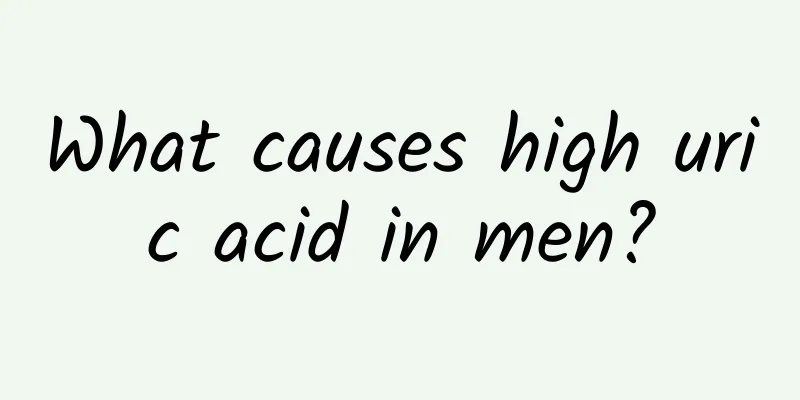 What causes high uric acid in men?