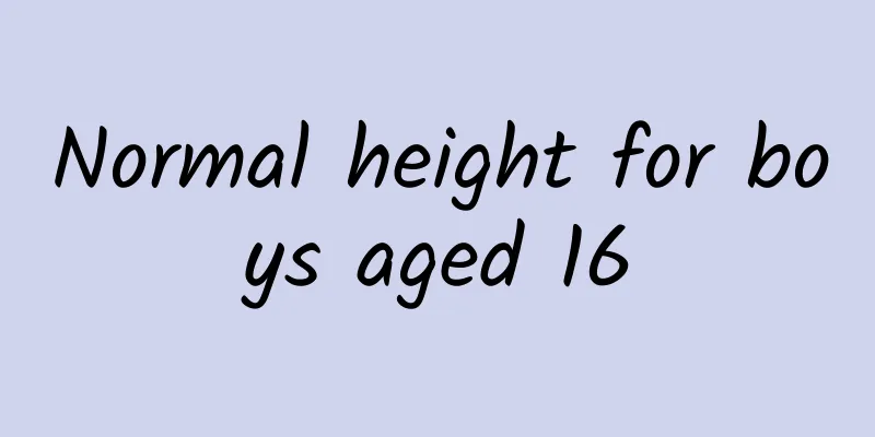 Normal height for boys aged 16