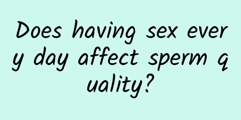 Does having sex every day affect sperm quality?