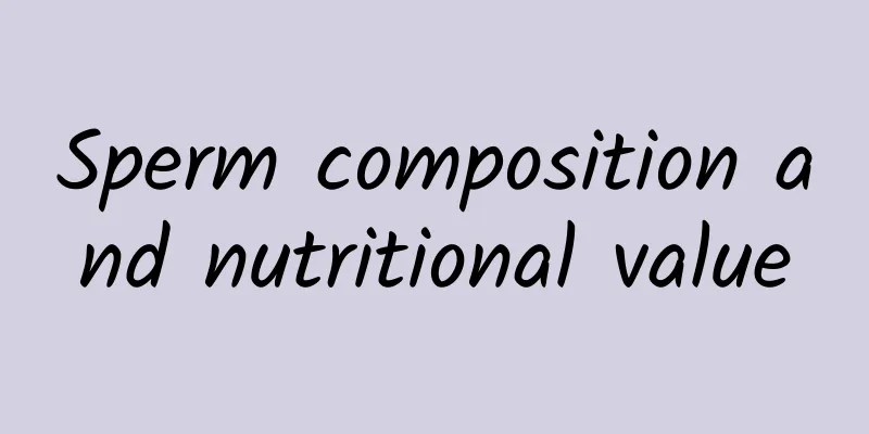 Sperm composition and nutritional value