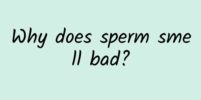 Why does sperm smell bad?