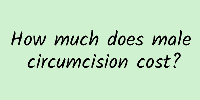 How much does male circumcision cost?