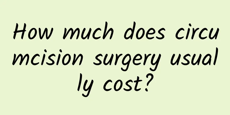 How much does circumcision surgery usually cost?