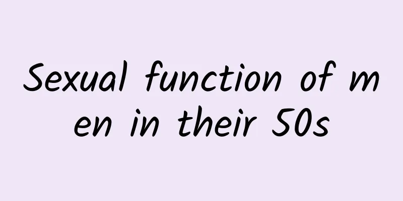 Sexual function of men in their 50s
