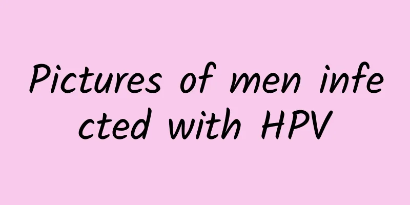 Pictures of men infected with HPV