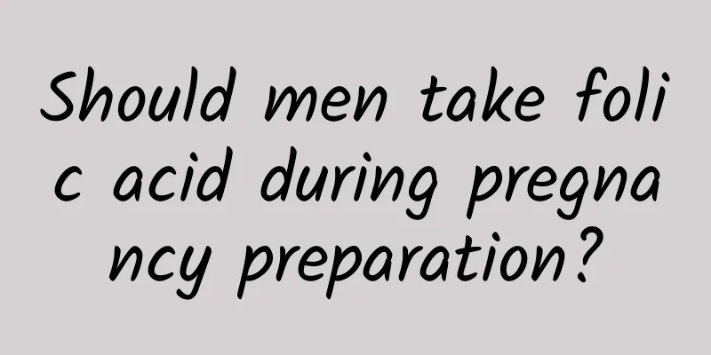Should men take folic acid during pregnancy preparation?