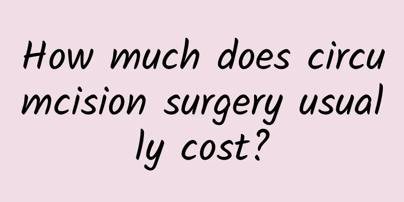 How much does circumcision surgery usually cost?