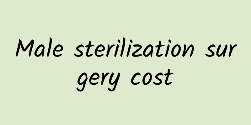 Male sterilization surgery cost