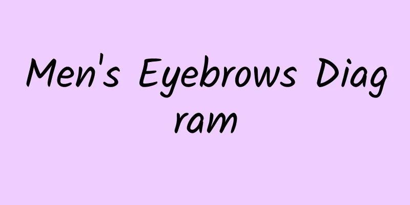 Men's Eyebrows Diagram