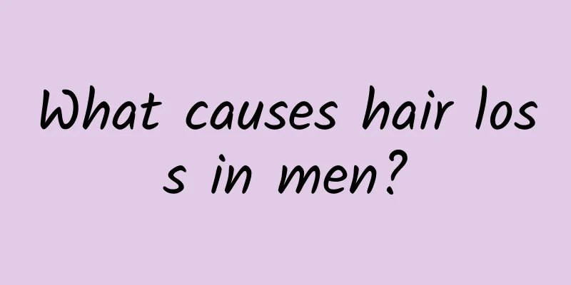 What causes hair loss in men?