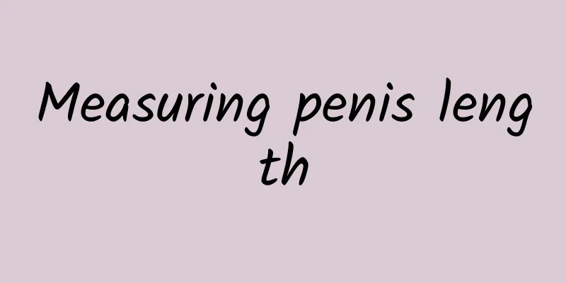 Measuring penis length