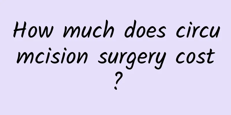 How much does circumcision surgery cost?