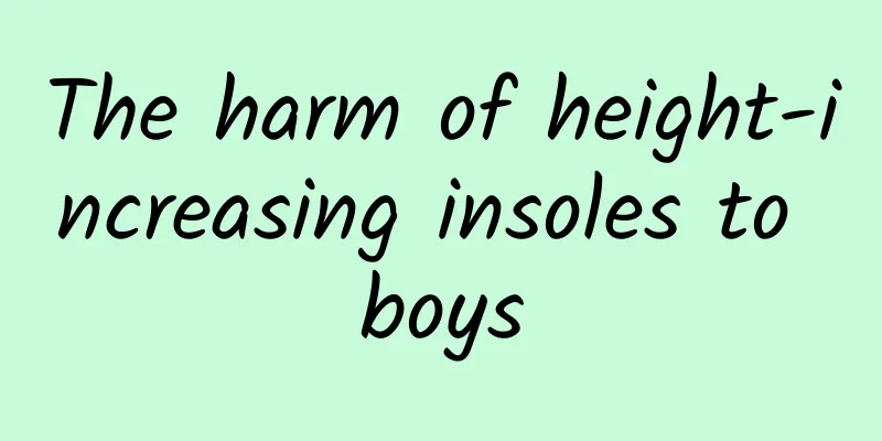 The harm of height-increasing insoles to boys