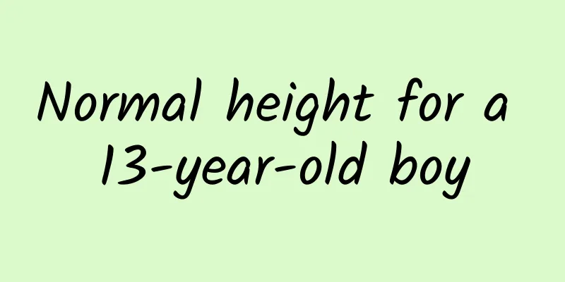Normal height for a 13-year-old boy