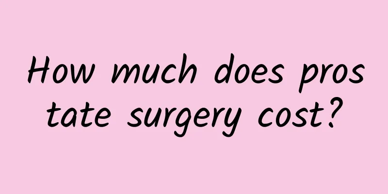 How much does prostate surgery cost?