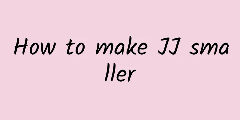 How to make JJ smaller