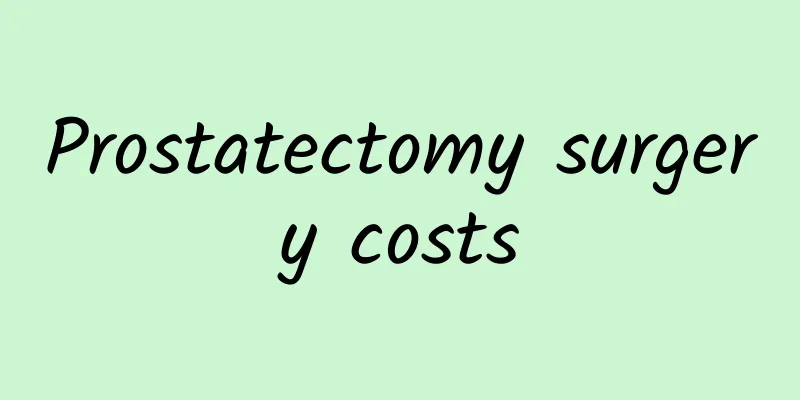 Prostatectomy surgery costs