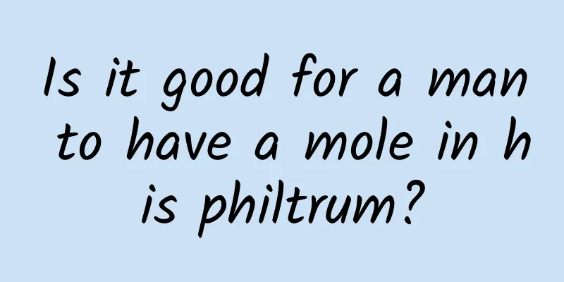 Is it good for a man to have a mole in his philtrum?