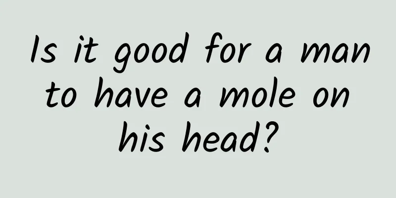 Is it good for a man to have a mole on his head?