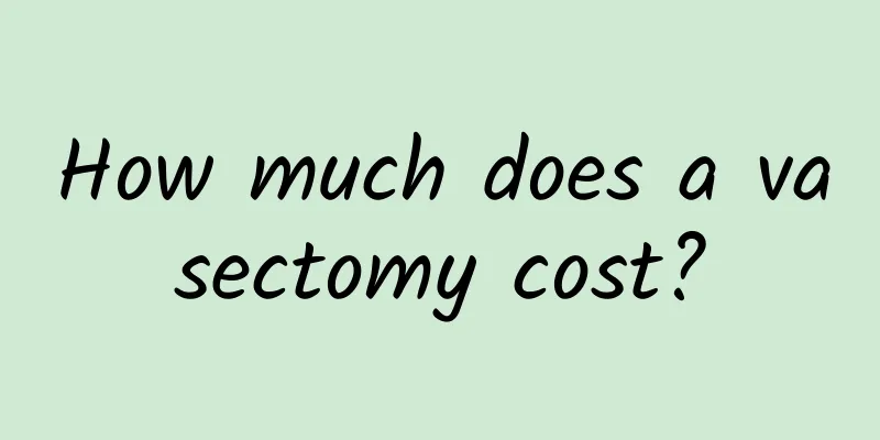 How much does a vasectomy cost?