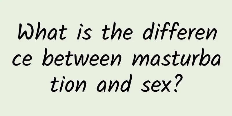 What is the difference between masturbation and sex?