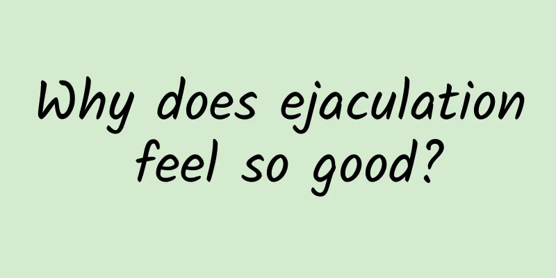 Why does ejaculation feel so good?