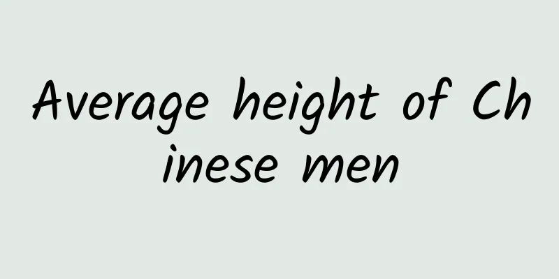 Average height of Chinese men