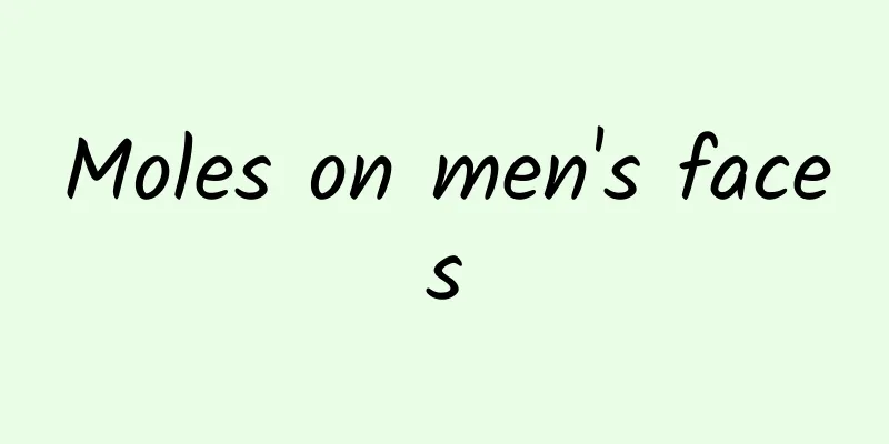 Moles on men's faces