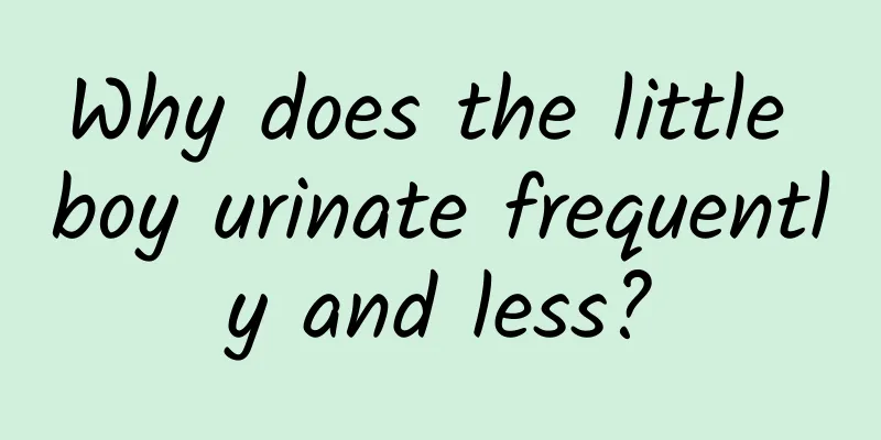 Why does the little boy urinate frequently and less?