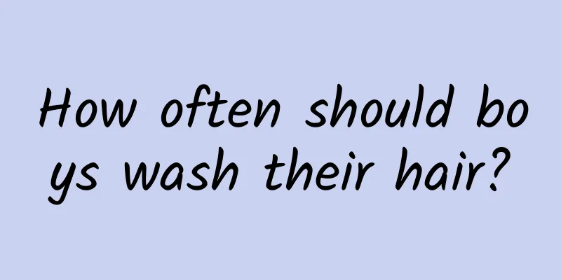 How often should boys wash their hair?