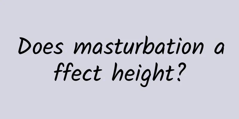 Does masturbation affect height?