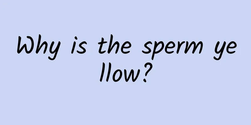 Why is the sperm yellow?