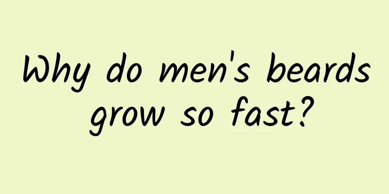 Why do men's beards grow so fast?