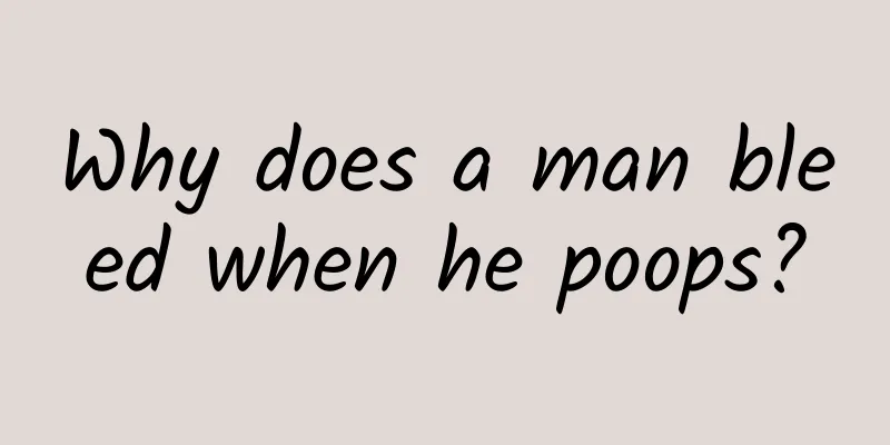 Why does a man bleed when he poops?
