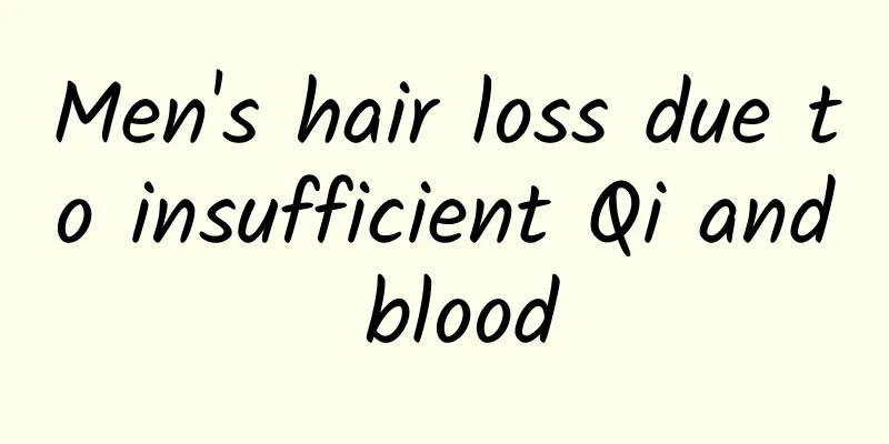 Men's hair loss due to insufficient Qi and blood