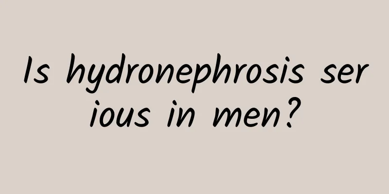 Is hydronephrosis serious in men?