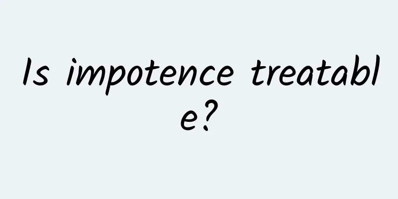 Is impotence treatable?