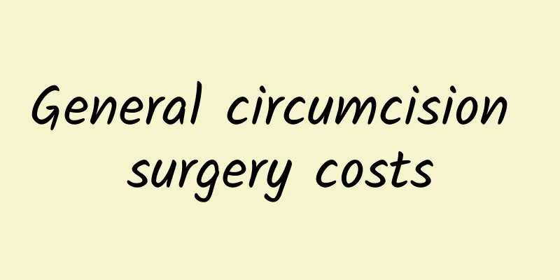 General circumcision surgery costs