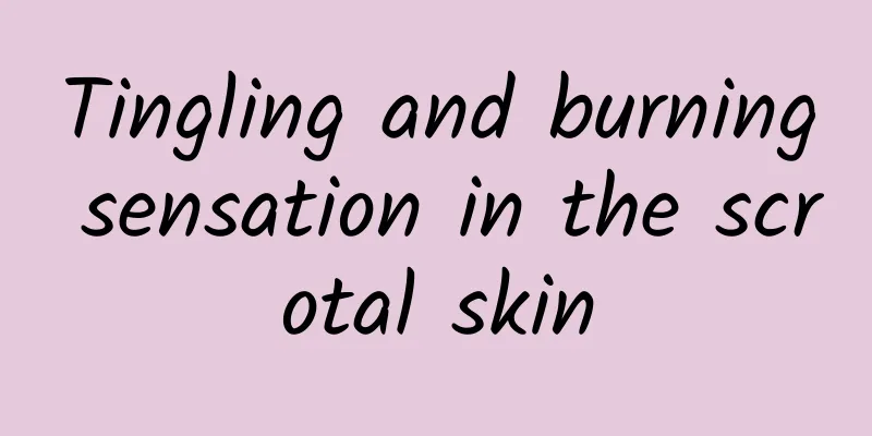 Tingling and burning sensation in the scrotal skin