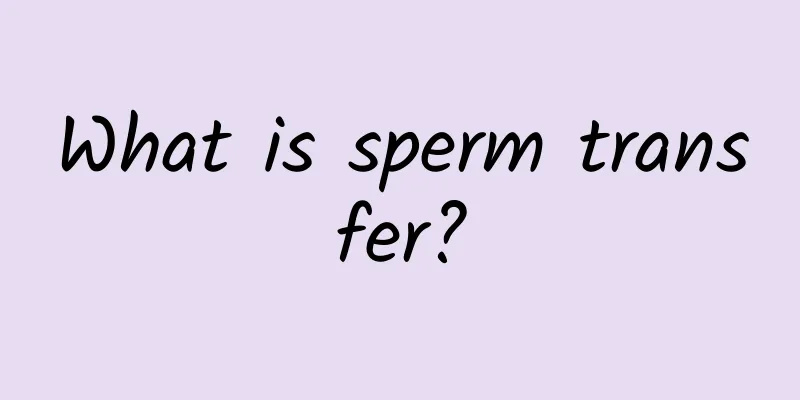 What is sperm transfer?
