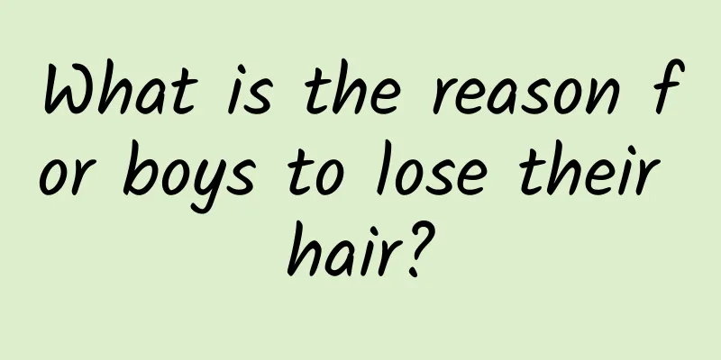 What is the reason for boys to lose their hair?