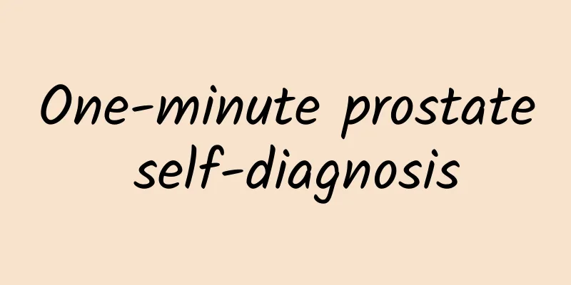 One-minute prostate self-diagnosis